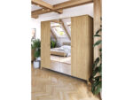 Armoire 220 cm 4 portes MADDY
