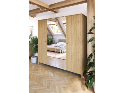 Armoire 220 cm 4 portes MADDY