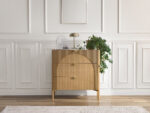 Commode 3 tiroirs LOLA plaqué frêne