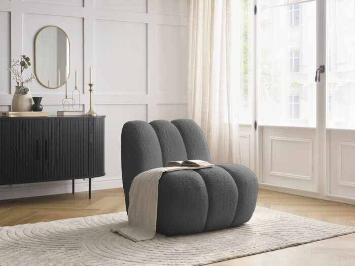 Fauteuil JANISSAIRE Gris foncé