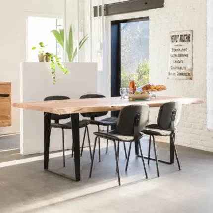 Table à manger en bois d'acacia 200 cm Tree