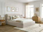 Lit coffre JAGNA Beige