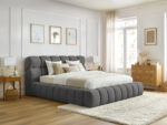 Lit coffre MONT-BLANC Gris foncé