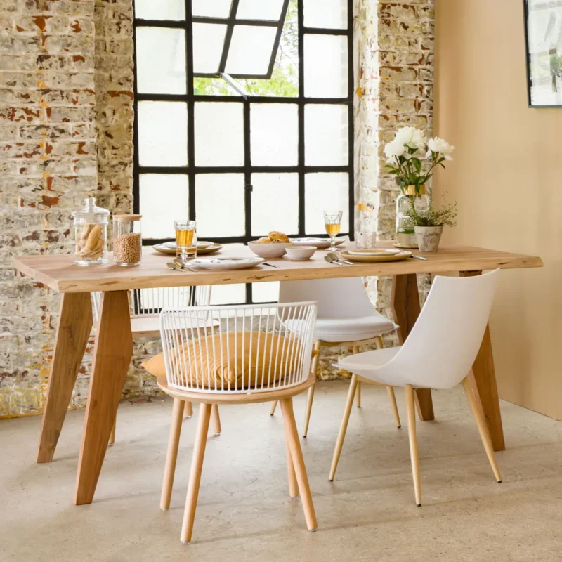 Table à manger en bois d'acacia 180 cm Tree