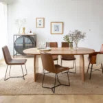 Table à manger en bois d'acacia Paulo
