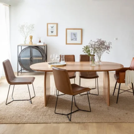 Table à manger en bois d'acacia Paulo